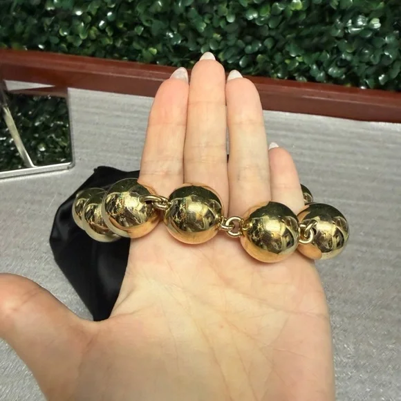 Tiffany & co. Bead Chain Bracelet Back Satin Mini Evening Bag - Picture 4 of 9